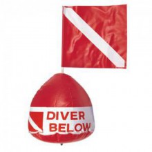 Буй с флагом Diver Below